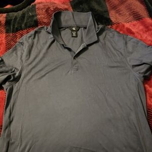 Men's Xl Grey Polo Shirt Calvin Klein